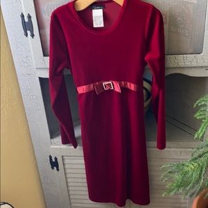 Red Velvet Dress